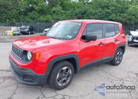 2016 Jeep Renegade Sport z USA, uszkodzony, nr VIN ZACCJAAW4GPC58013